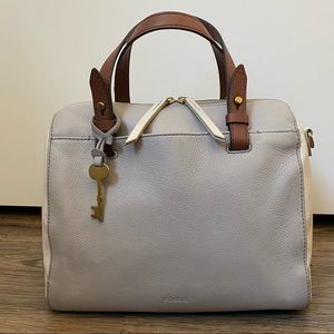 Fossil Rachel Satchel Bag - Neutral Multi Color